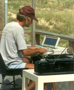 Dave at work summer